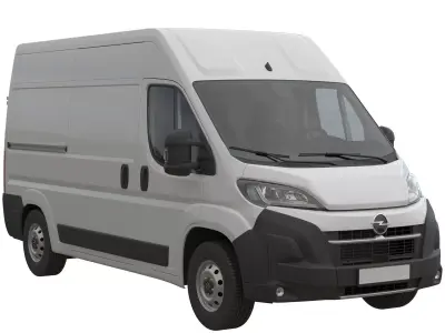 2024 Opel Movano  L2H2 Detailed interior 3D model