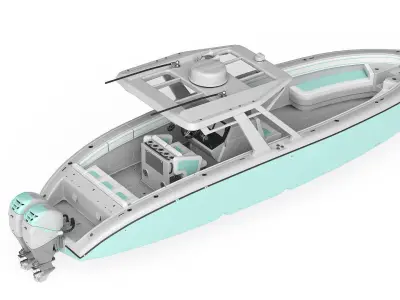 Motorboat  3D model
