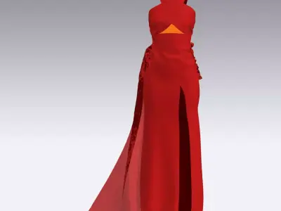 total seven clothes Low-poly 3D model