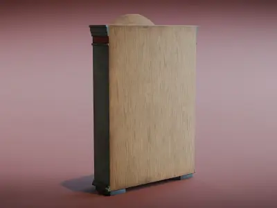 Antique Wardrobe Low-poly 3D model