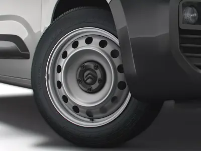 Citroen Berlingo Enterprise 2020 wheel 3D model