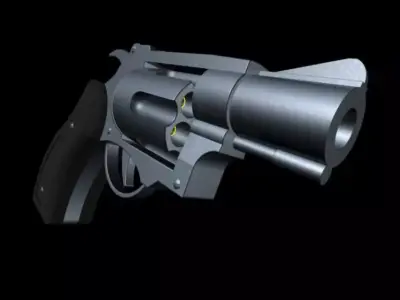 Revolver 3D model 5