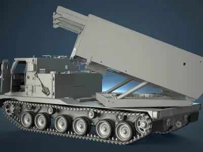 M270 MLRS High-Poly 3D model