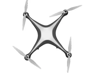 Quadcopter Drone 3D model get