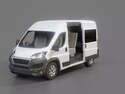 Peugeot Boxer Passenger Van 3D model
