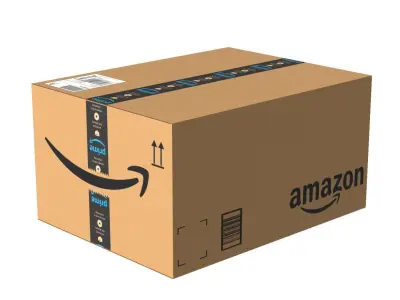 Amazon Box 2E PBR 06 Low-poly 3D model