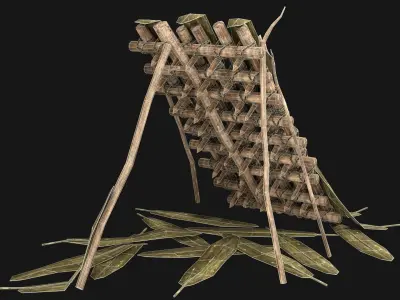JUNGLE SWAMP TRAP ATTACK ANIMAL HUMAN SNARE AAA COLLECTION Low-poly 3D model