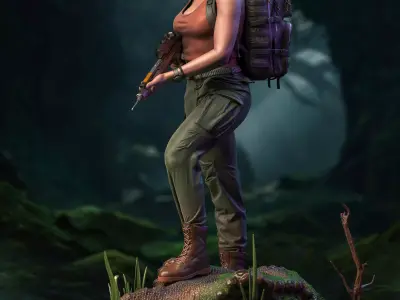 Zora - Jurassic Part Rebirth - Scarlett Johansson 3D print model