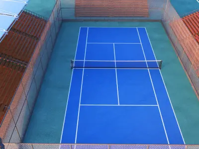 Tennis Court Arena 3D model