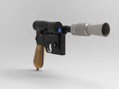 Lukes Blaster DL-44 3D model