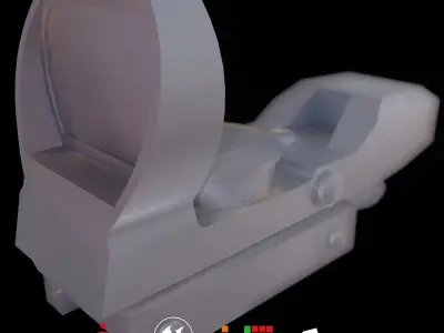 HIE Game Ready Scope D180521 Low-poly 3D model