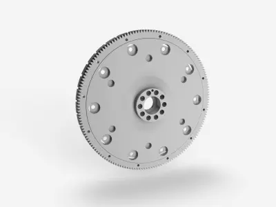 Flywheel metal Free 3D model