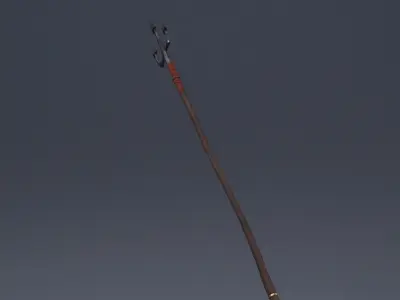 Trident spear 3D model