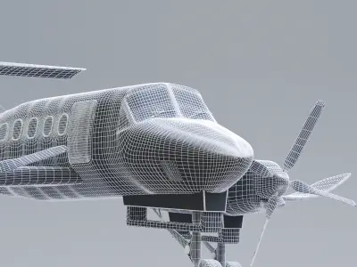 flight check airplane 3D model