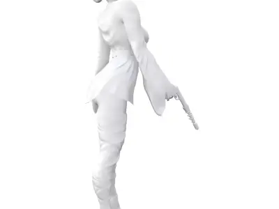 Princess Leia 3D model