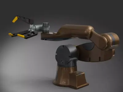 Robotic arm factory biomech hand helper  3D model
