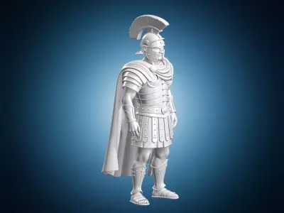 Commanding Officer Military Figure 3D Print Model 3D print model