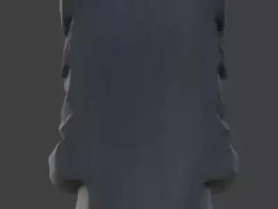 Cursed Totem Pole 3D Model V03 Low-poly 3D model