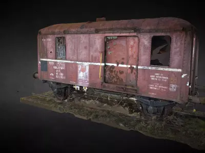 Red Wagon 3D model purchase