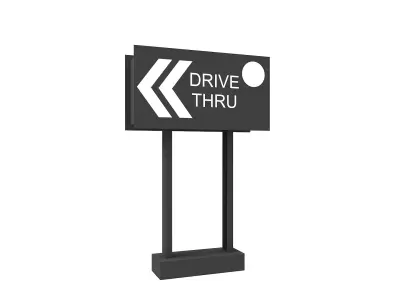 Street Billboard 3D model buy