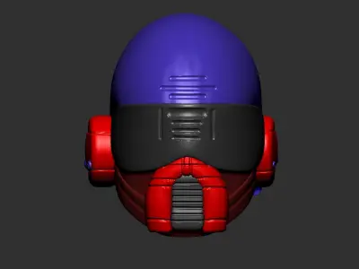 helmet high poly sculpt 3d printable  3D model