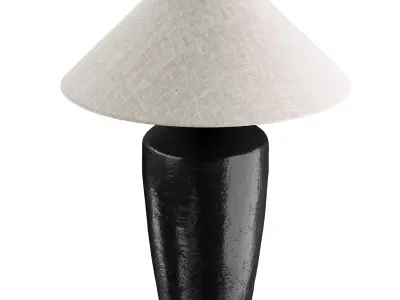 Zara Home Ceramic Table Lamp 3D model