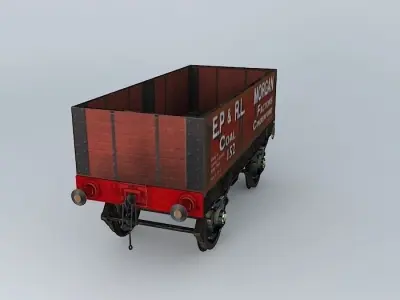 MORGAN Coal Wagon Free 3D model