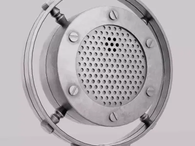 Voice Vintage Studio Microphone 3D model