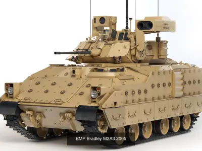 Collection of heavy equipment of the armed forces USA 3D Model Pack