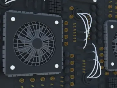 sci fi details 2 3D model