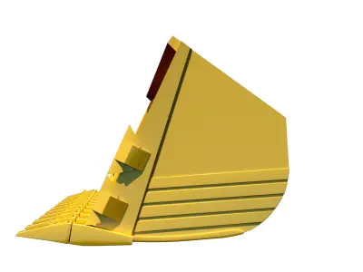 Front Loader Bucket 3D Model 3D model