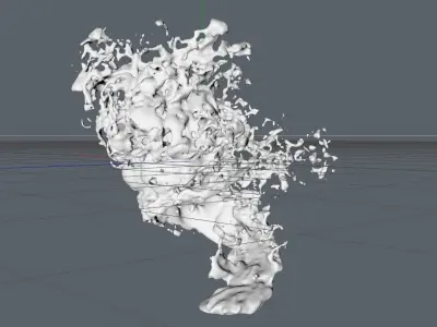WaterSplash water splash 3D model