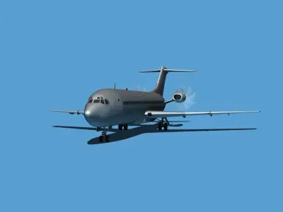 Boeing 7X7-2 Jet Fan V200 3D model