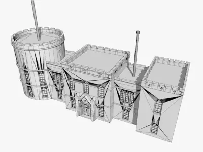 Medieval Castle 3D model get