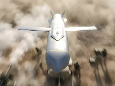 Long-range air-launched cruise missile Storm Shadow SCALP EG Low-poly 3D model