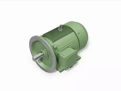 250M B35 Right 2 Pole IEC electric motor - 3D CAD model 3D model