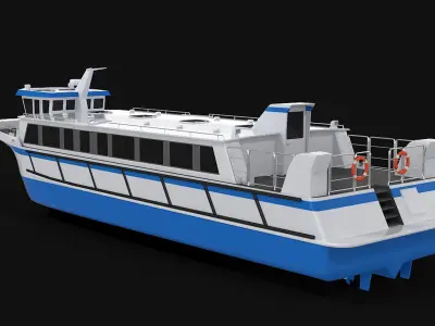 Water Taxi 3D model purchase