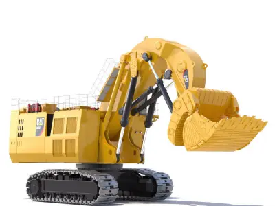 Mining Excavator 6050 FS 3D model