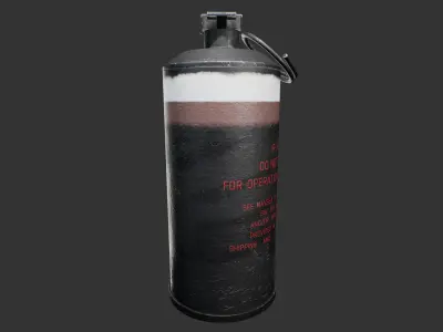Mk141 Stun Grenade Low-poly 3D model