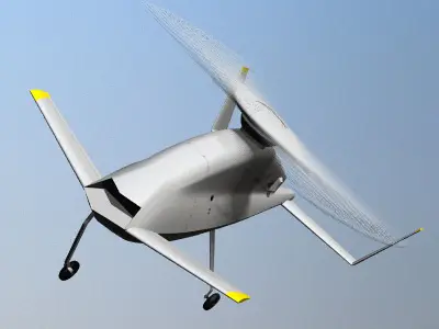 X-50A Dragonfly UAV 3D model