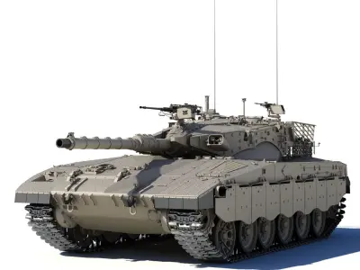 Merkava Mk-2 3D model