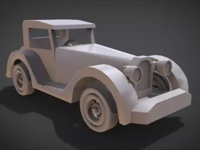 Toy car 3D print model