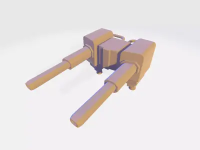 Military Base defend  Free low-poly 3D model