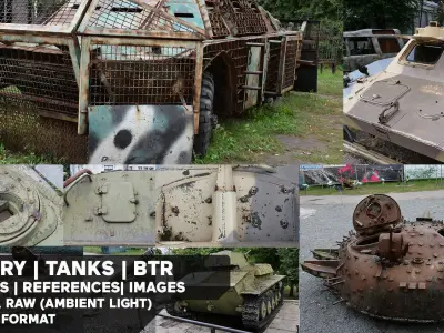 Photo Reference Military TANKS BTR Guns Metal Parts Vehicles Texture