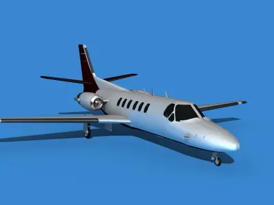 Cessna Citation 550 II Bravo V10 3D model