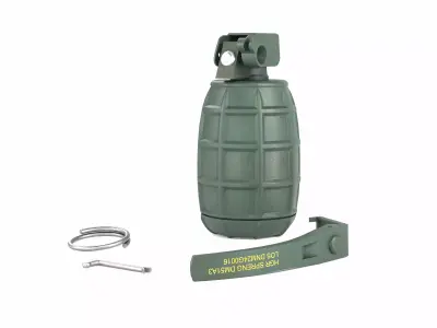 DM51 Hand Grenade Low-poly 3D model purchase