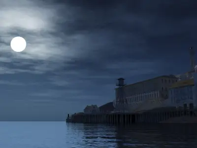 Alcatraz Island 3D model