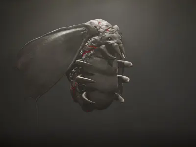 Worm Lt5 - Game Ready Low-poly 3D model Low-poly 3D model