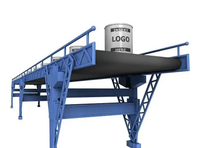 Conveyor Belt B 3D model
