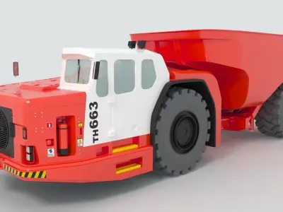 Underground Mining Truck 3D model